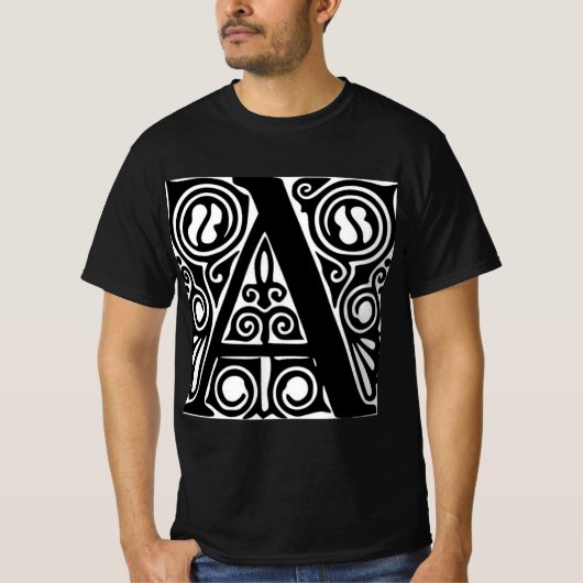 Mannen overhemd t-shirt (Voorkant)