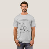 Mannen Oxycodon Molecule-Shirt T-shirt (Voorkant volledig)