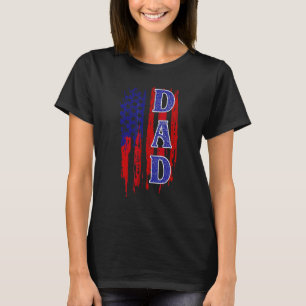 Mannen pa Amerikaans Veteraan Patriottisch Veteraa T-shirt