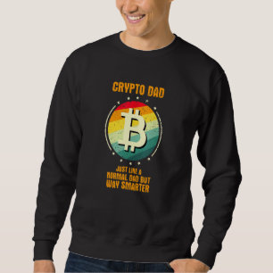 Mannen pa Bitcoin Crypto Cryptocurrency Blockchain Trui