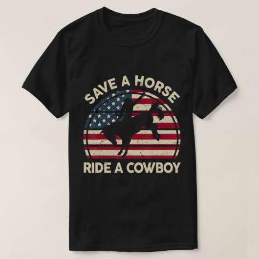Mannen paardenraces Shirt redden een paard dat een (Design voorkant)