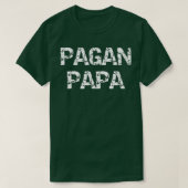Mannen pagan Papa Vaderdag Cheeky Witch Wiccan T-shirt (Design voorkant)