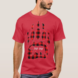 Mannen Pap Beer Rood met buffelpap Pp Matchi T-shirt