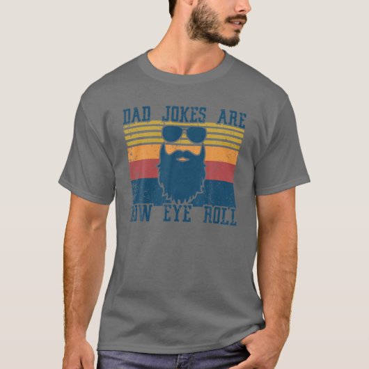 Mannen pap Jokes zijn hoe Eye  Funny Fath T-shirt (Voorkant)