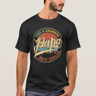 Mannen PAPA als opa Funny Dad Papa Definition T-shirt