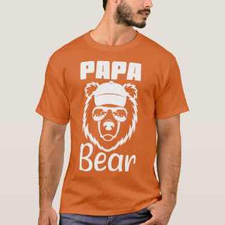 Mannen Papa Beer Zonnebril Papa Vader T-shirt