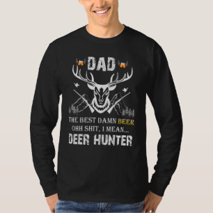 Mannen papa - De beste bierhertenjager T-shirt