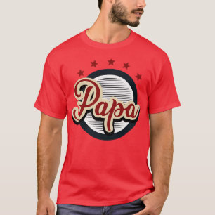 Mannen Papa familie komt overeen met pa opa Fath T-shirt