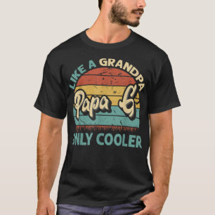 Mannen Papa G als een opa, alleen koeleraar pa T-shirt