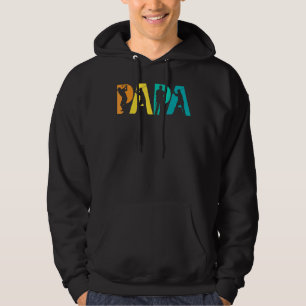 Mannen papa golf voor vader opa- spelen gol hoodie