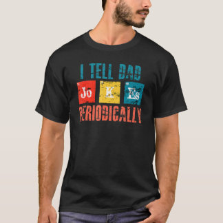 Mannen papa Jokes, ik vertel papa Jokes periodiek T-shirt