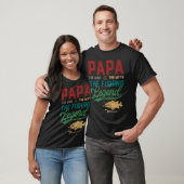 Mannen Papa Man Myth Vist Legend Funny Vist T-shirt (Unisex)