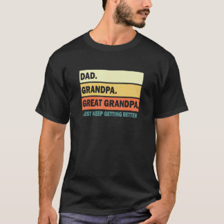 Mannen papa Opa Opa Opa Opa, ik hou Getti gewoon T-shirt