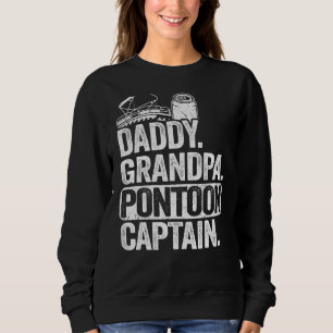 Mannen papa Opa Pontoon Kapitein Pontoon Boa Trui