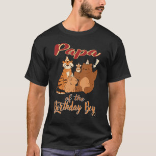 Mannen Papa Papa, Frans Québec Canada T-shirt