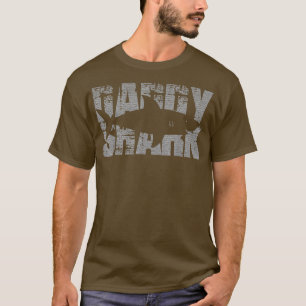 Mannen papa Shark Funny Shark T-shirt