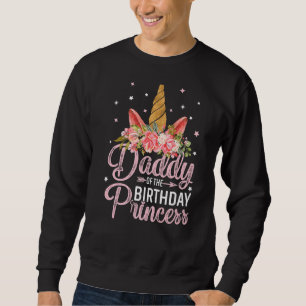 Mannen papa van de Birthday prinses Floral Flower Trui