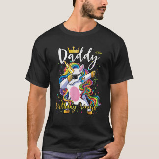 Mannen papa van de Verjaardagsprinses Shirt Eenhoo