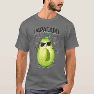 Mannen papacado grappigheidstift voor nieuwe vader t-shirt