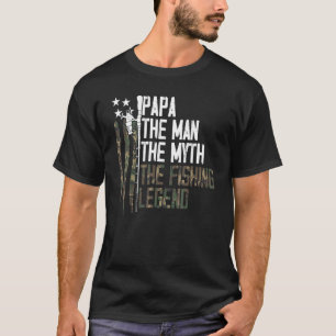 Mannen papa's papa's, de Geviste Camouflage T-shirt