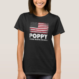 Mannen papaver het Man de mythe de legendarische o T-shirt