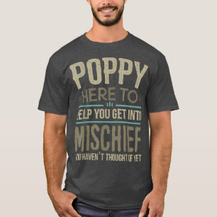 Mannen papaver Ts van kleinkinderen voor mannen D T-shirt
