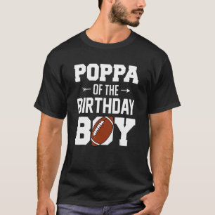 Mannen papaver van het Football van de jongen Fami T-shirt