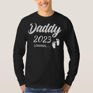Mannen pappa 2023 Toekomstige nieuwe vader Zwanger T-shirt