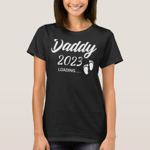 Mannen pappa 2023 Toekomstige nieuwe vader Zwanger T-shirt