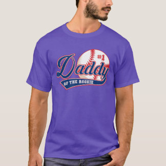 Mannen pappa van de jaarwisseling Baseball T-shirt