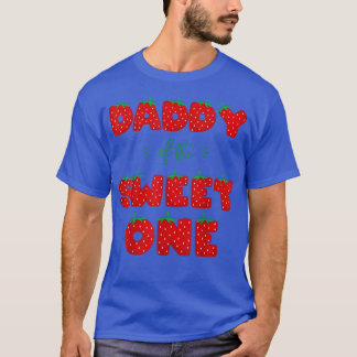 Mannen pappa van de zoete aardbeienziekte t-shirt