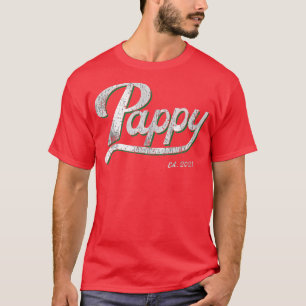 Mannen Pappy Grandpa Est, 2021, opa T-shirt
