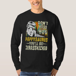 Mannen Pappy Rex Saurus Papasaurus Dinosaurus Man T-shirt