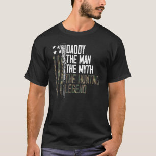 Mannen paps pappa de jaaglende Camouflage T-shirt
