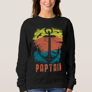 Mannen Paptain Retro Cool Anker Vader Trui