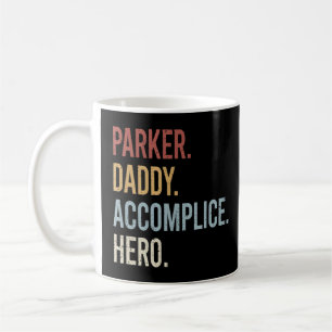 Mannen Parker Papa Accompliment Hero Retro Style V Koffiemok