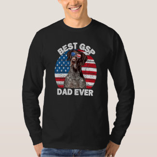 Mannen Patriottisch Duits Shorthaired Pointer Dad  T-shirt
