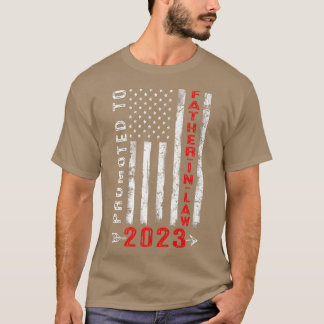 Mannen patriottisch promoot naar vaderInLaw 2023,  T-shirt