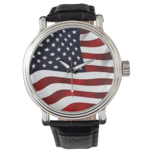 Mannen Patriottisch, Vlag eWatch Horloge