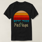 Mannen Pattaya Thailand Skyline T-shirt (Design voorkant)