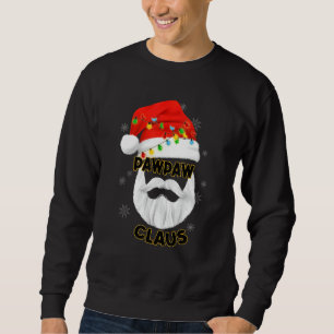 Mannen Pawpaw Claus Santa Hat & Beards Grandpa Chr Trui