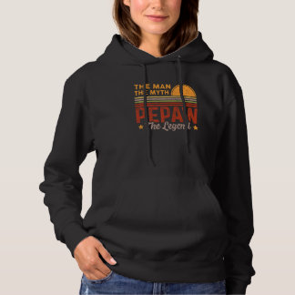Mannen pepaw Het Man Myth Legend Retro Grandpa Fat Hoodie