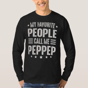 Mannen Peppep-vaderdag voor mannen Mijn favoriete T-shirt
