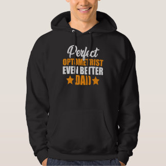 Mannen perfecte optometrist nog beter vader op hoodie