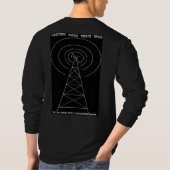 Mannen Pirate Radio Lange T-shirt (Achterkant)