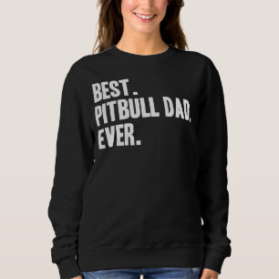 Mannen Pitbull Papa Funny Pet Pitbull Kleding Prin Trui