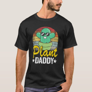 Mannen Plant Vader Grappige Cactus Tuinier Grappen T-shirt