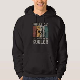 Mannen poedel vader als een gewone vader, maar coo hoodie