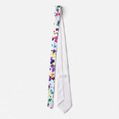 Mannen poladots met helder Stropdas (Achterkant)