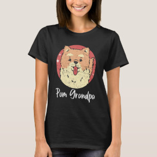 Mannen Pom Grandpa Dog Eigenaar Pommeren 2 T-shirt